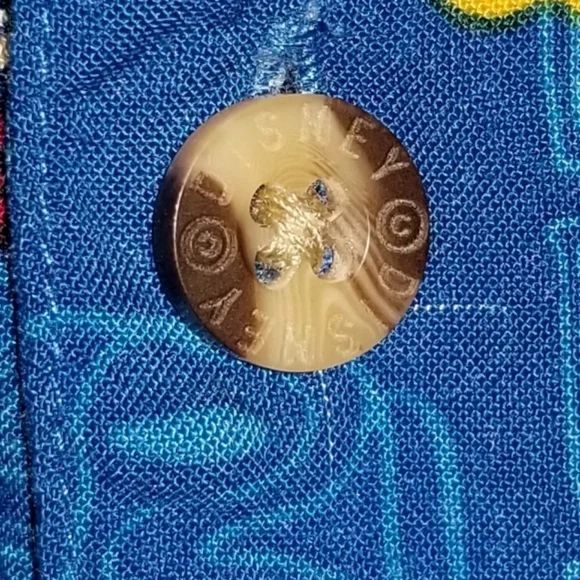 Disney Mickey Mouse Hawaiian Short Sleeve Button Up Shirt Kids Size 10/12 - Picture 4 of 12